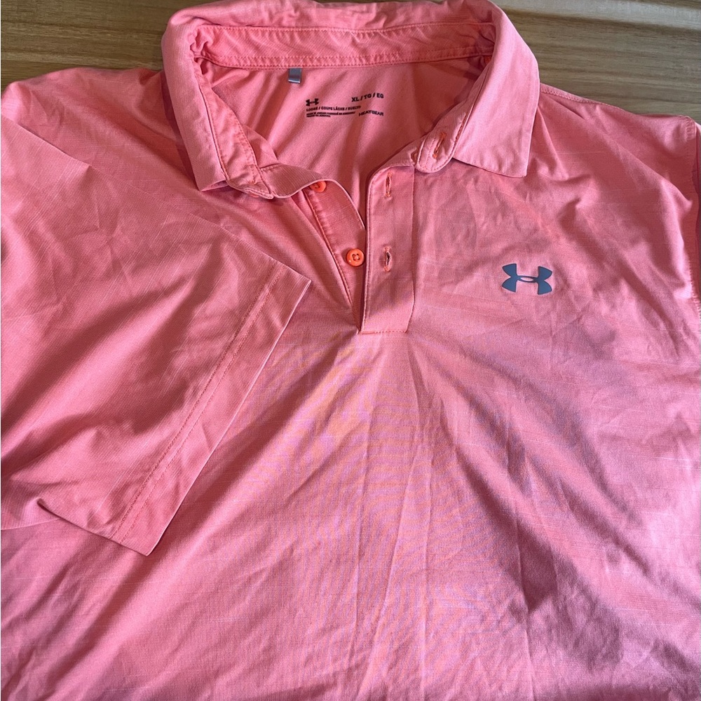 Under Armor performance golf shirt, men’s XL